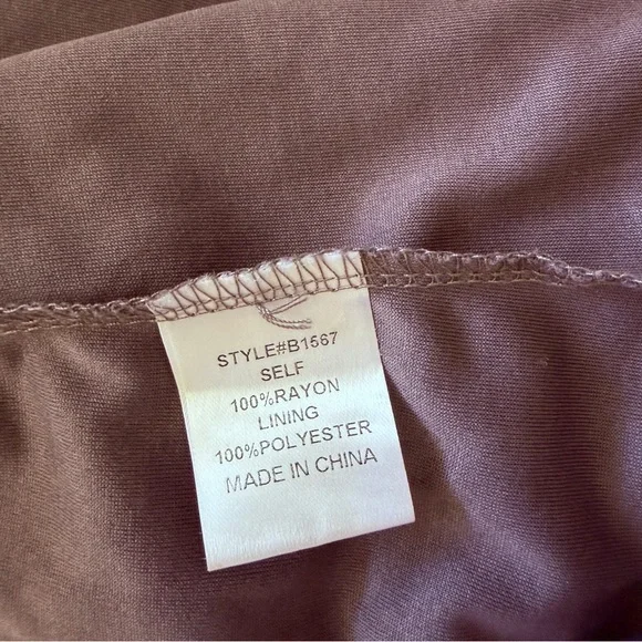 JODIFL Brown Maxi Dress with Multicolor Floral Embroidery - Picture 4 of 5